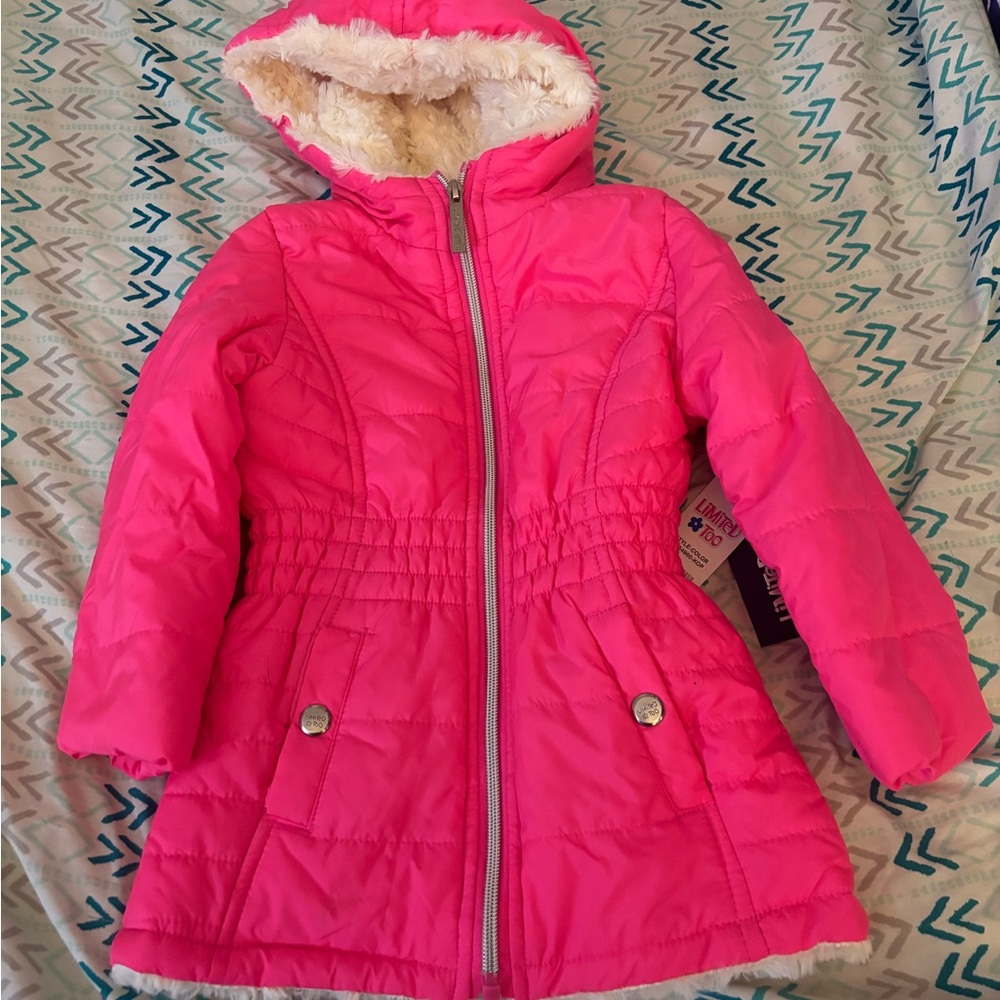 Limited Too Pink Puffer Jacket for Kids